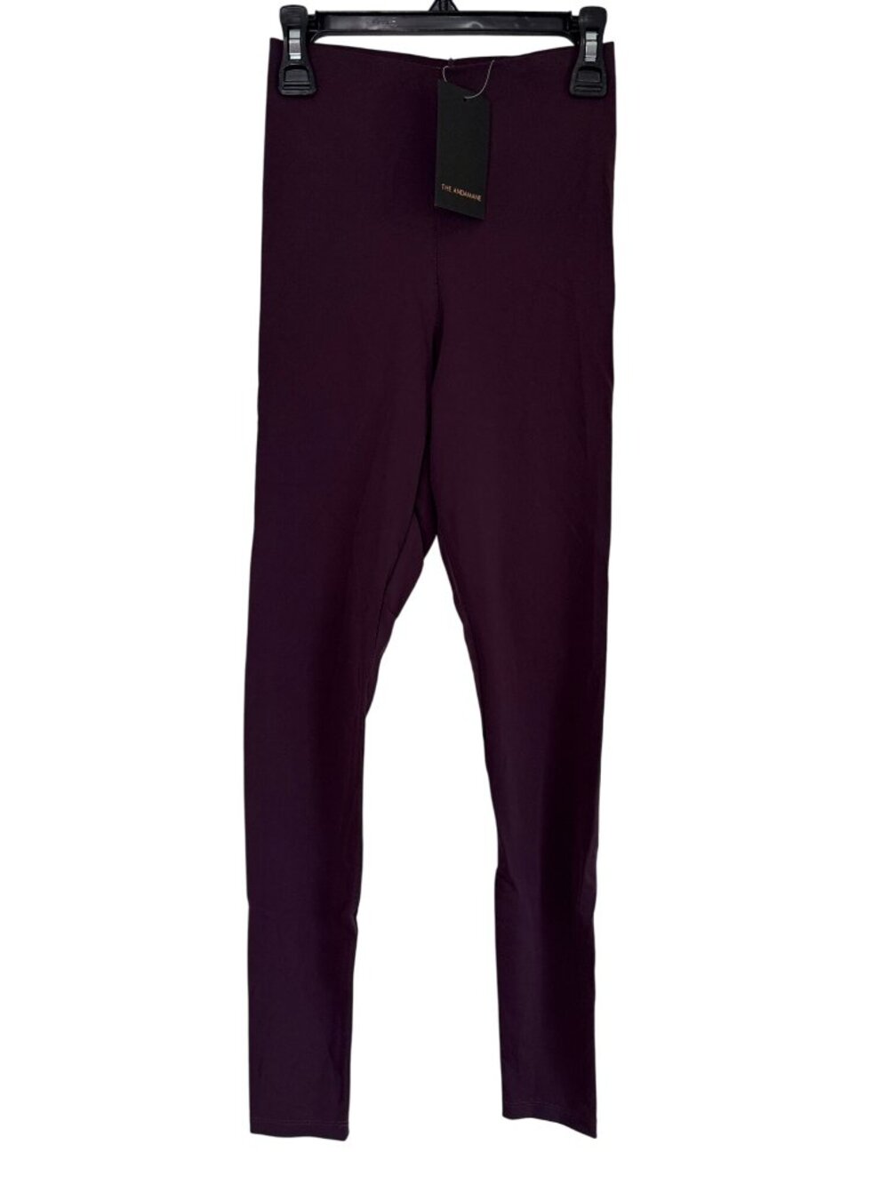 The Andamane Holly 80's Leggings in Rouge Noir X-Small New Womens Pants - Picture 7 of 14